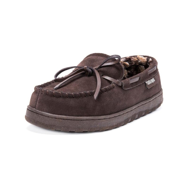 MUK LUKS Men's Paul Slipper, Chocolate, 12 - Image 1